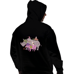 Daily_Deal_Shirts Pullover Hoodies, Unisex / Small / Black Mutant Animals