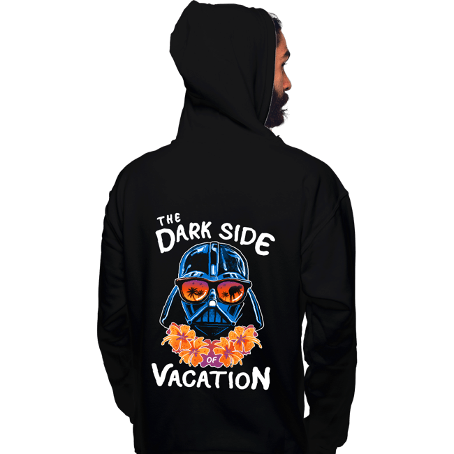 Daily_Deal_Shirts Pullover Hoodies, Unisex / Small / Black The Dark Side Of Vacation