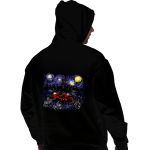 Daily_Deal_Shirts Pullover Hoodies, Unisex / Small / Black Starry Neo-Tokyo