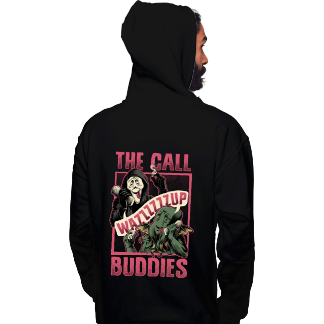 Daily_Deal_Shirts Pullover Hoodies, Unisex / Small / Black Cthulhu Call Buddies