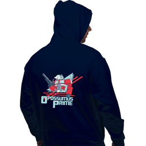 Shirts Pullover Hoodies, Unisex / Small / Navy Opossumus Prime