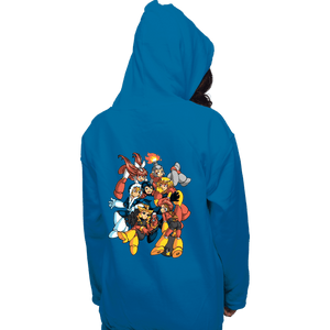 Daily_Deal_Shirts Pullover Hoodies, Unisex / Small / Sapphire Robot Masters