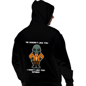 Daily_Deal_Shirts Pullover Hoodies, Unisex / Small / Black He Doesn't Like You