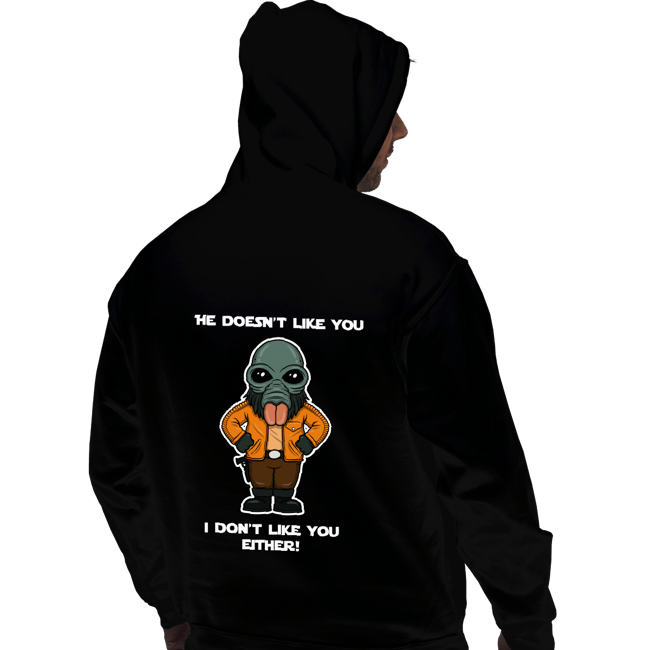 Daily_Deal_Shirts Pullover Hoodies, Unisex / Small / Black He Doesn't Like You