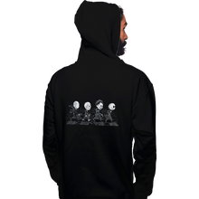 Load image into Gallery viewer, Shirts Pullover Hoodies, Unisex / Small / Black Black Scrawny Road

