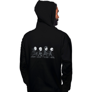 Shirts Pullover Hoodies, Unisex / Small / Black Black Scrawny Road