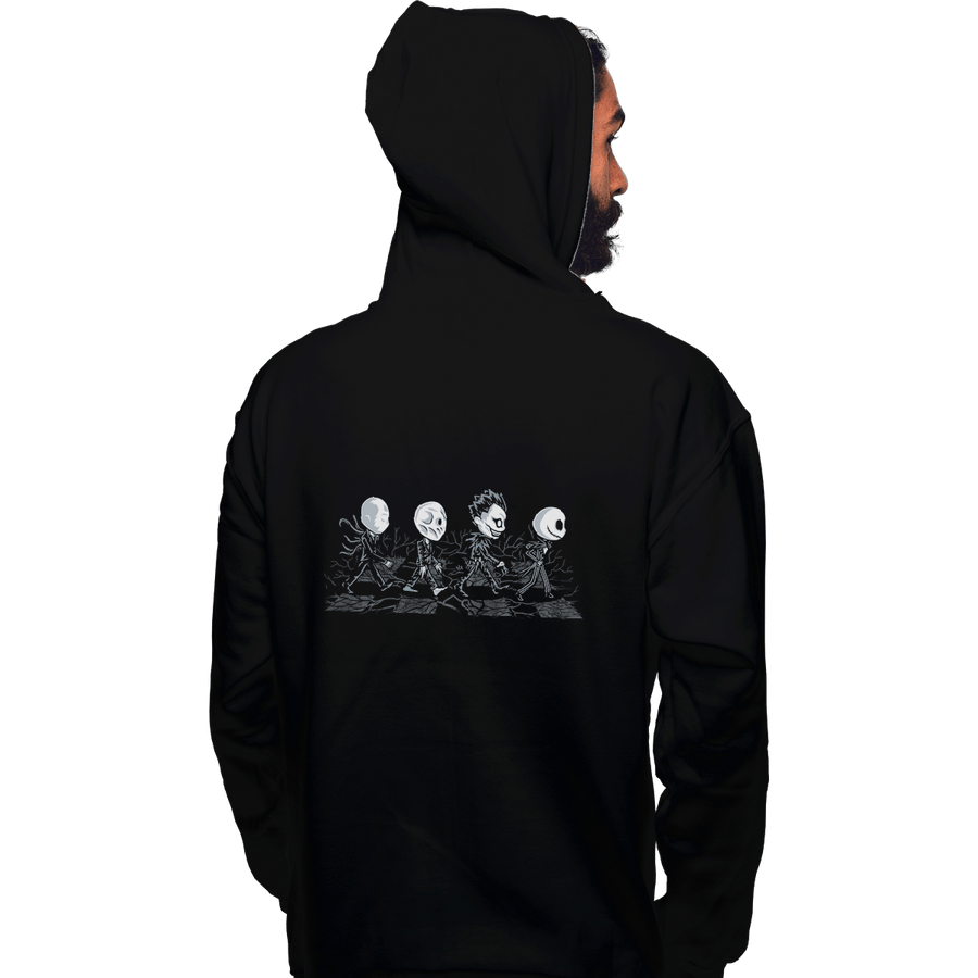 Shirts Pullover Hoodies, Unisex / Small / Black Black Scrawny Road