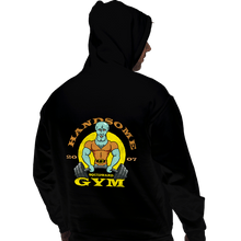 Load image into Gallery viewer, Daily_Deal_Shirts Pullover Hoodies, Unisex / Small / Black Handsome Squidward Gym
