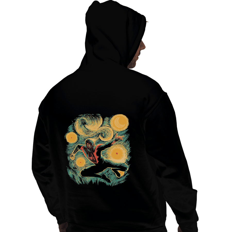 Shirts Pullover Hoodies, Unisex / Small / Black Starry Miles