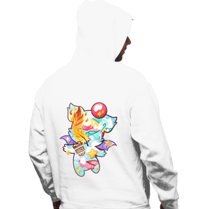 Shirts Pullover Hoodies, Unisex / Small / White Magical Silhouettes - Moogle