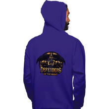 Load image into Gallery viewer, Shirts Pullover Hoodies, Unisex / Small / Violet Defenders Of The Night
