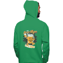 Load image into Gallery viewer, Shirts Zippered Hoodies, Unisex / Small / Irish Green Hey Beer Man
