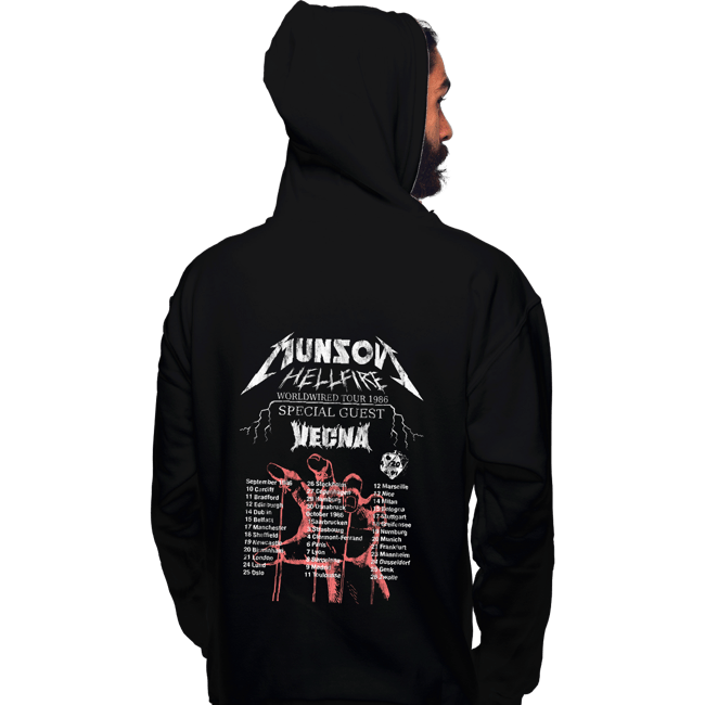 Shirts Pullover Hoodies, Unisex / Small / Black Munson World Tour