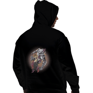 Shirts Zippered Hoodies, Unisex / Small / Black Fullmetal Pose