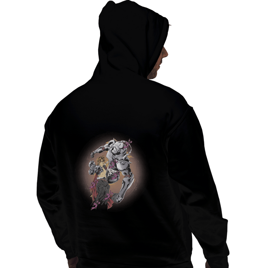 Shirts Zippered Hoodies, Unisex / Small / Black Fullmetal Pose