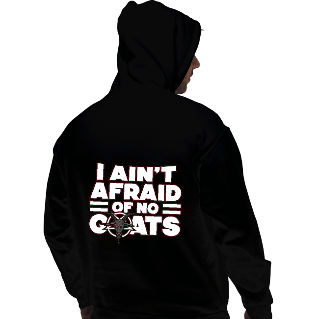 Shirts Pullover Hoodies, Unisex / Small / Black No Goats