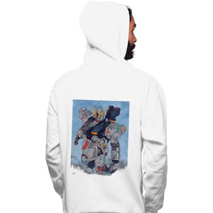 Secret_Shirts Pullover Hoodies, Unisex / Small / White Nu Gundam Watercolor