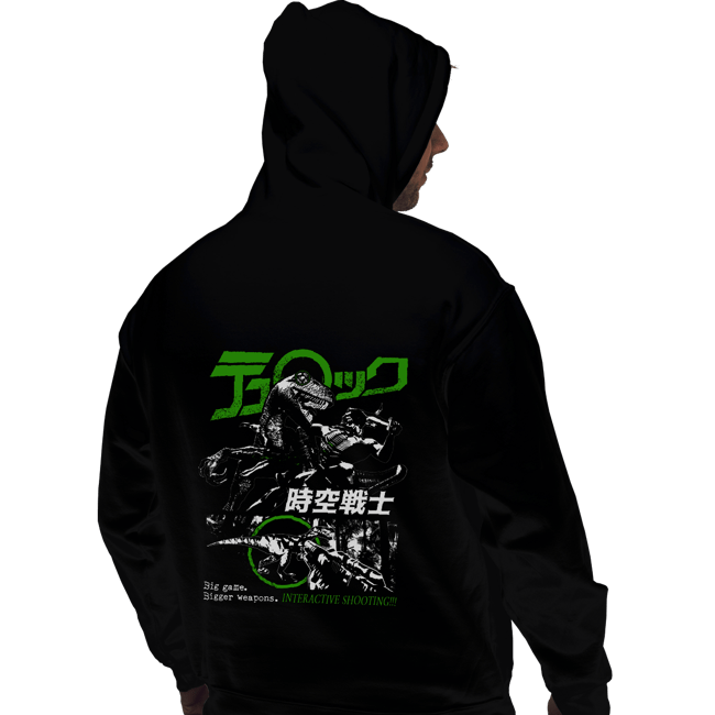 Daily_Deal_Shirts Pullover Hoodies, Unisex / Small / Black Jikuu Senshi Turok