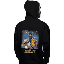 Load image into Gallery viewer, Shirts Pullover Hoodies, Unisex / Small / Black Space Cowboys Of The Galaxy
