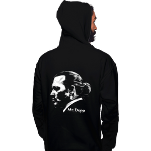 Daily_Deal_Shirts Pullover Hoodies, Unisex / Small / Black Mr. Depp