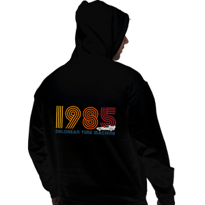 Shirts Pullover Hoodies, Unisex / Small / Black 1985 DeLorean Time Machine