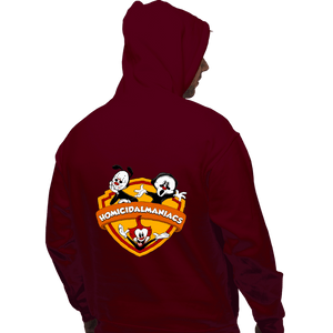 Shirts Pullover Hoodies, Unisex / Small / Maroon Homicidalmaniacs