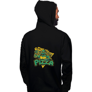Shirts Zippered Hoodies, Unisex / Small / Black Pizza Time