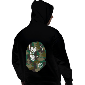 Shirts Zippered Hoodies, Unisex / Small / Black A Bathing Oozaru