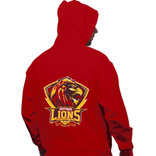 Load image into Gallery viewer, Shirts Pullover Hoodies, Unisex / Small / Red Gryffindors Lions
