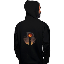 Load image into Gallery viewer, Shirts Pullover Hoodies, Unisex / Small / Black Black Hole Sauron
