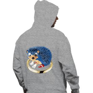 Secret_Shirts Pullover Hoodies, Unisex / Small / Sports Grey The Fastest Hedgehog