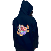 Load image into Gallery viewer, Shirts Pullover Hoodies, Unisex / Small / Navy Magical Silhouettes - Flounder
