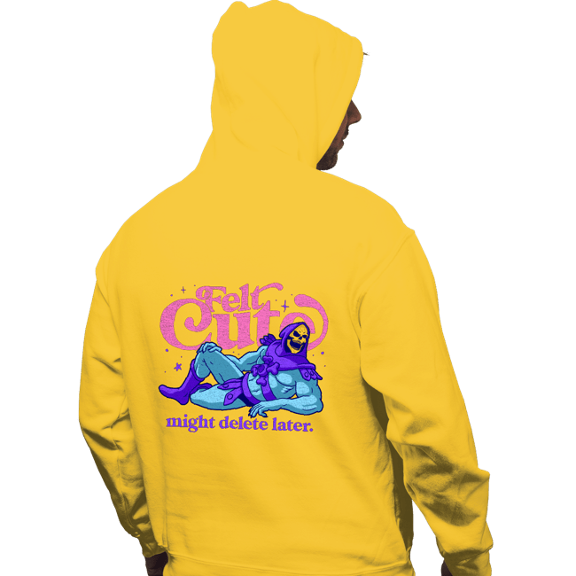 Daily_Deal_Shirts Pullover Hoodies, Unisex / Small / Gold Felt Cute