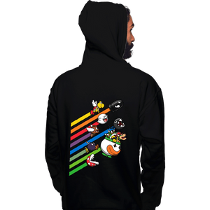Daily_Deal_Shirts Pullover Hoodies, Unisex / Small / Black Pixel Pests