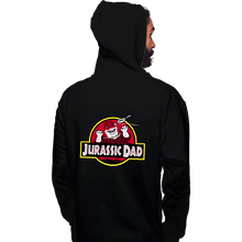 Load image into Gallery viewer, Daily_Deal_Shirts Pullover Hoodies, Unisex / Small / Black Jurassic Dad!
