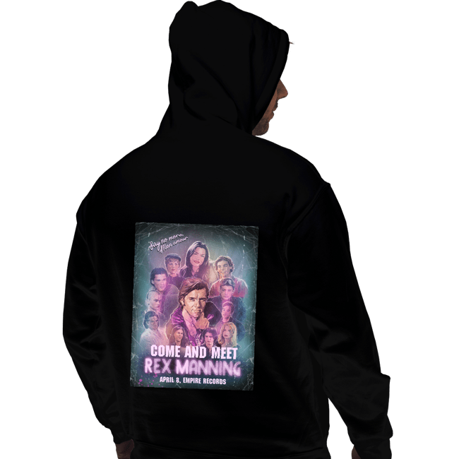 Daily_Deal_Shirts Pullover Hoodies, Unisex / Small / Black Rex Manning Day