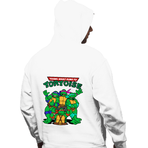 Secret_Shirts Pullover Hoodies, Unisex / Small / White Kung Fu Tortoise