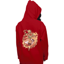 Load image into Gallery viewer, Shirts Zippered Hoodies, Unisex / Small / Red Ramen Fighter
