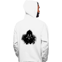 Load image into Gallery viewer, Shirts Pullover Hoodies, Unisex / Small / White Bored Shinigami
