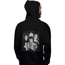 Load image into Gallery viewer, Shirts Zippered Hoodies, Unisex / Small / Black Bohemian Polka
