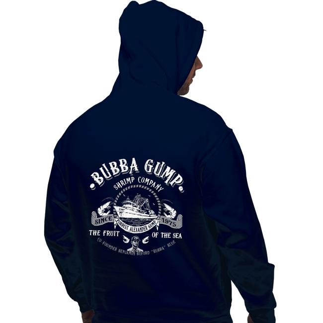 Daily_Deal_Shirts Pullover Hoodies, Unisex / Small / Navy Bubba Gump Shrimp Company