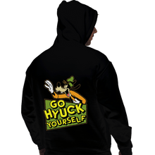 Load image into Gallery viewer, Shirts Zippered Hoodies, Unisex / Small / Black Go Hyuck Yourself
