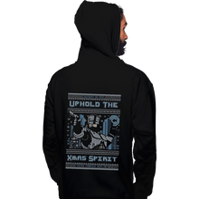 Load image into Gallery viewer, Daily_Deal_Shirts Pullover Hoodies, Unisex / Small / Black A Very Robo Christmas
