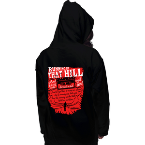Daily_Deal_Shirts Pullover Hoodies, Unisex / Small / Black Running Up That Hill Tape