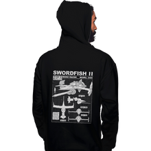 Load image into Gallery viewer, Shirts Pullover Hoodies, Unisex / Small / Black Swordfish II Deal
