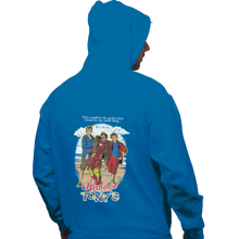 Load image into Gallery viewer, Shirts Pullover Hoodies, Unisex / Small / Sapphire Weekend at Tony&#39;s
