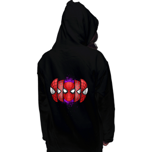 Daily_Deal_Shirts Pullover Hoodies, Unisex / Small / Black Multiverse Of Spiders