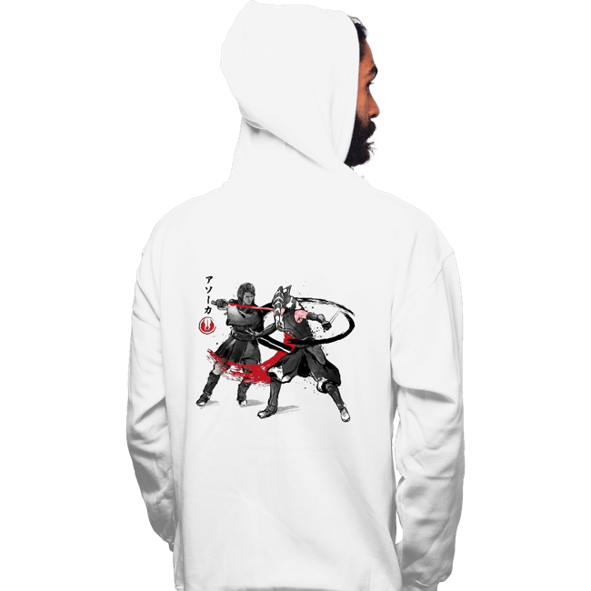 Daily_Deal_Shirts Pullover Hoodies, Unisex / Small / White The Final Lesson Sumi-e
