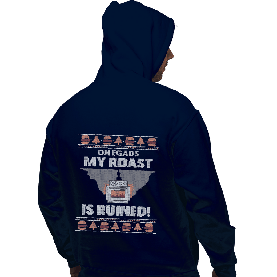 Shirts Zippered Hoodies, Unisex / Small / Navy Roast Is Ruined
