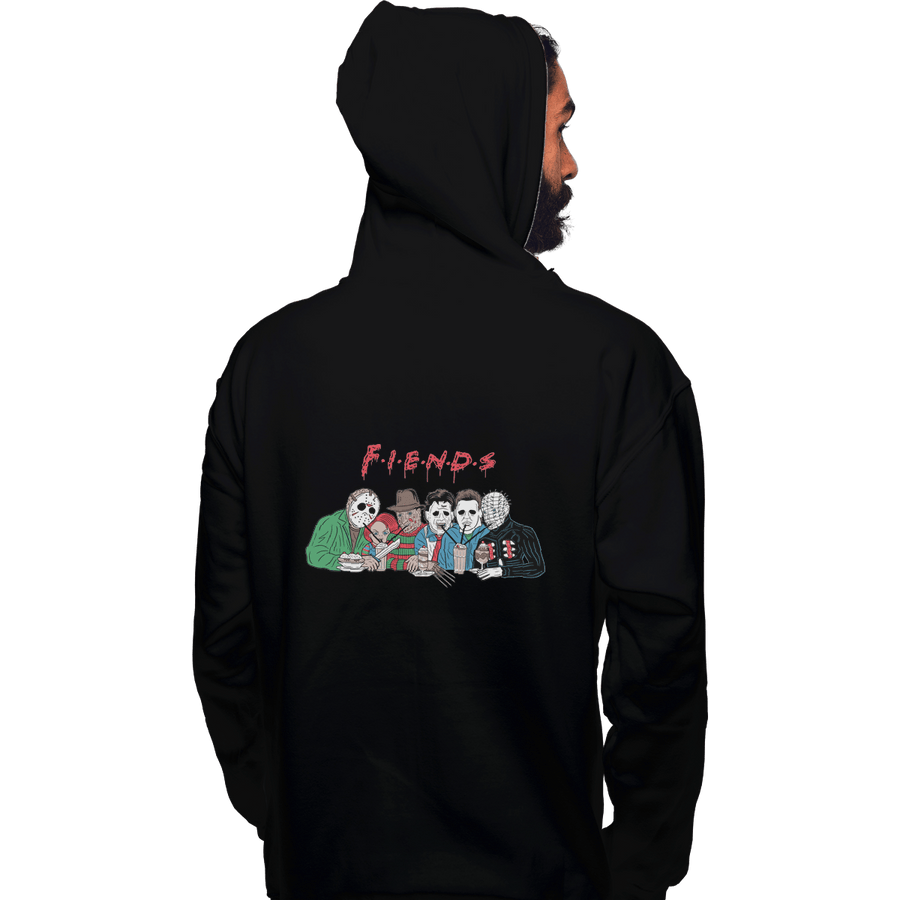 Shirts Zippered Hoodies, Unisex / Small / Black Horror Fiends